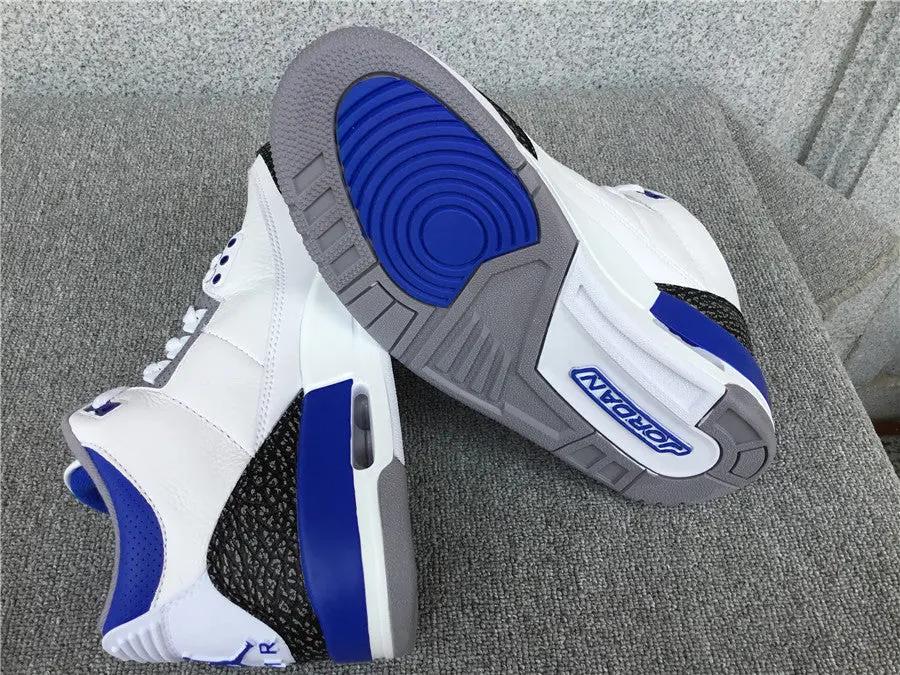 Jordan 3 Racer Blue Elephand.shoes