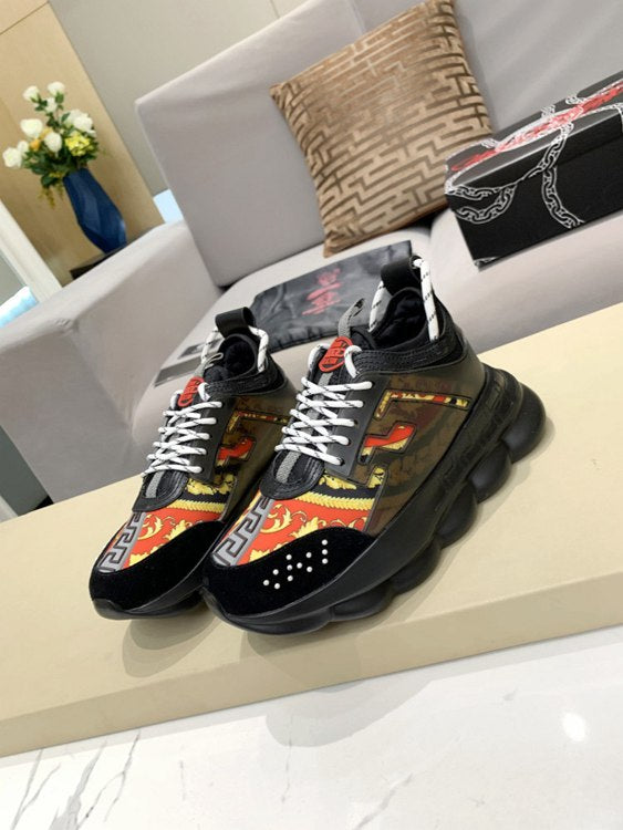 Versace Chain Reaction Balck Gold Red