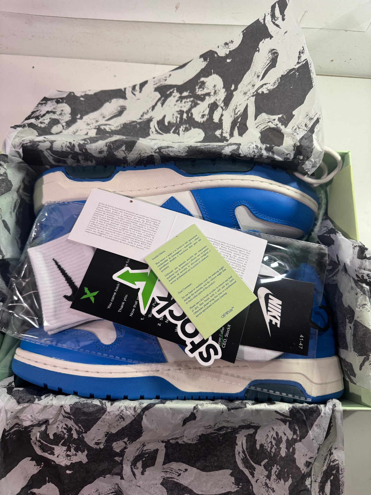 Off White Out the Office Blue (Odmah Dostupne) br 38