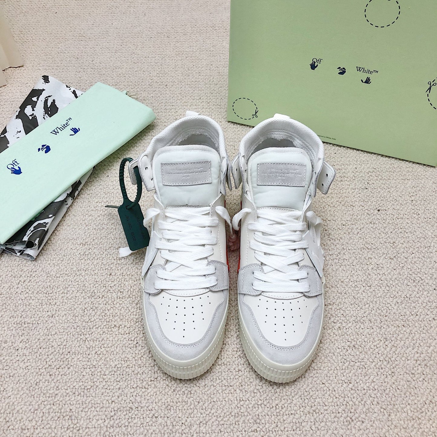 Off-White Mid-Top White
