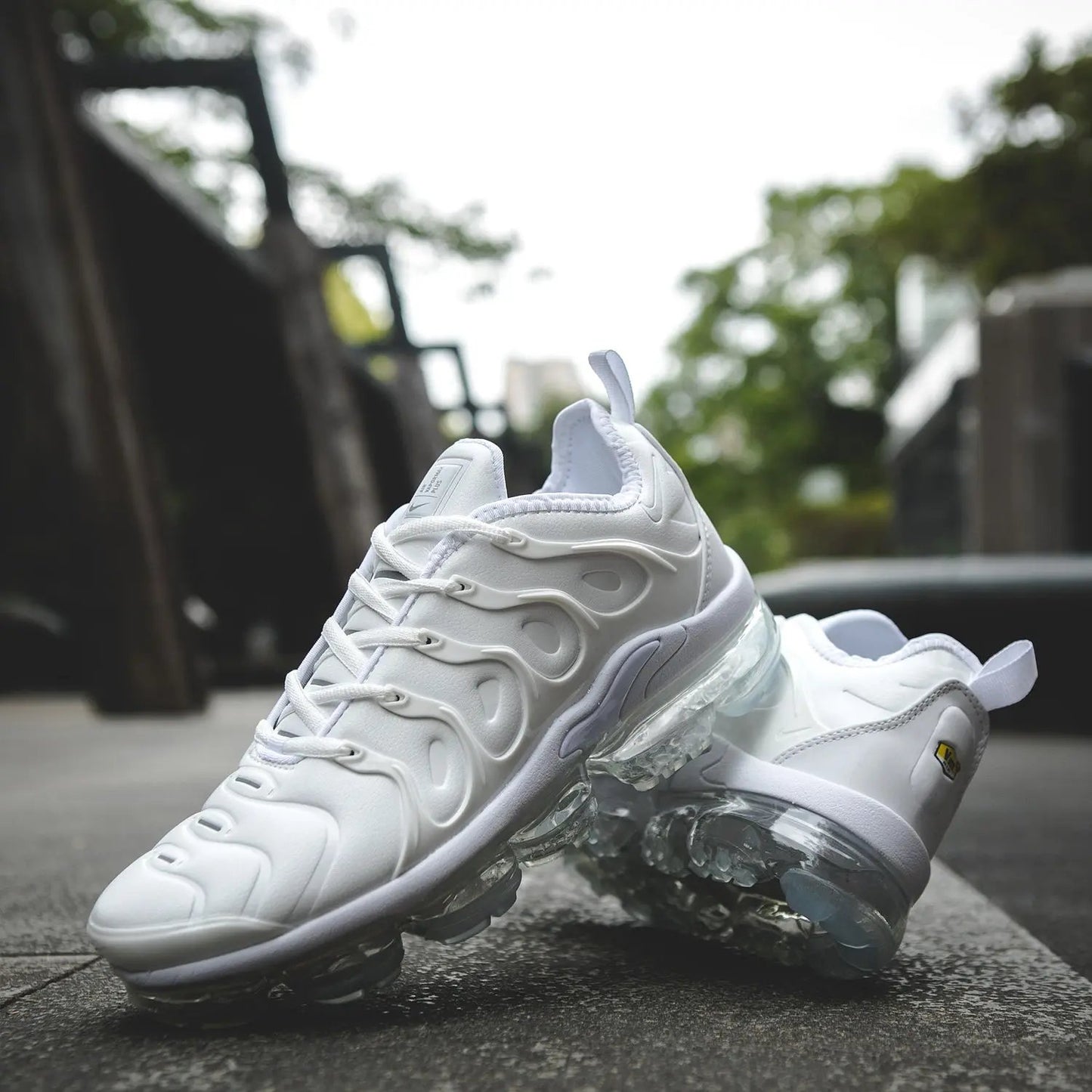 Nike Vapurmax white Elephand.shoes