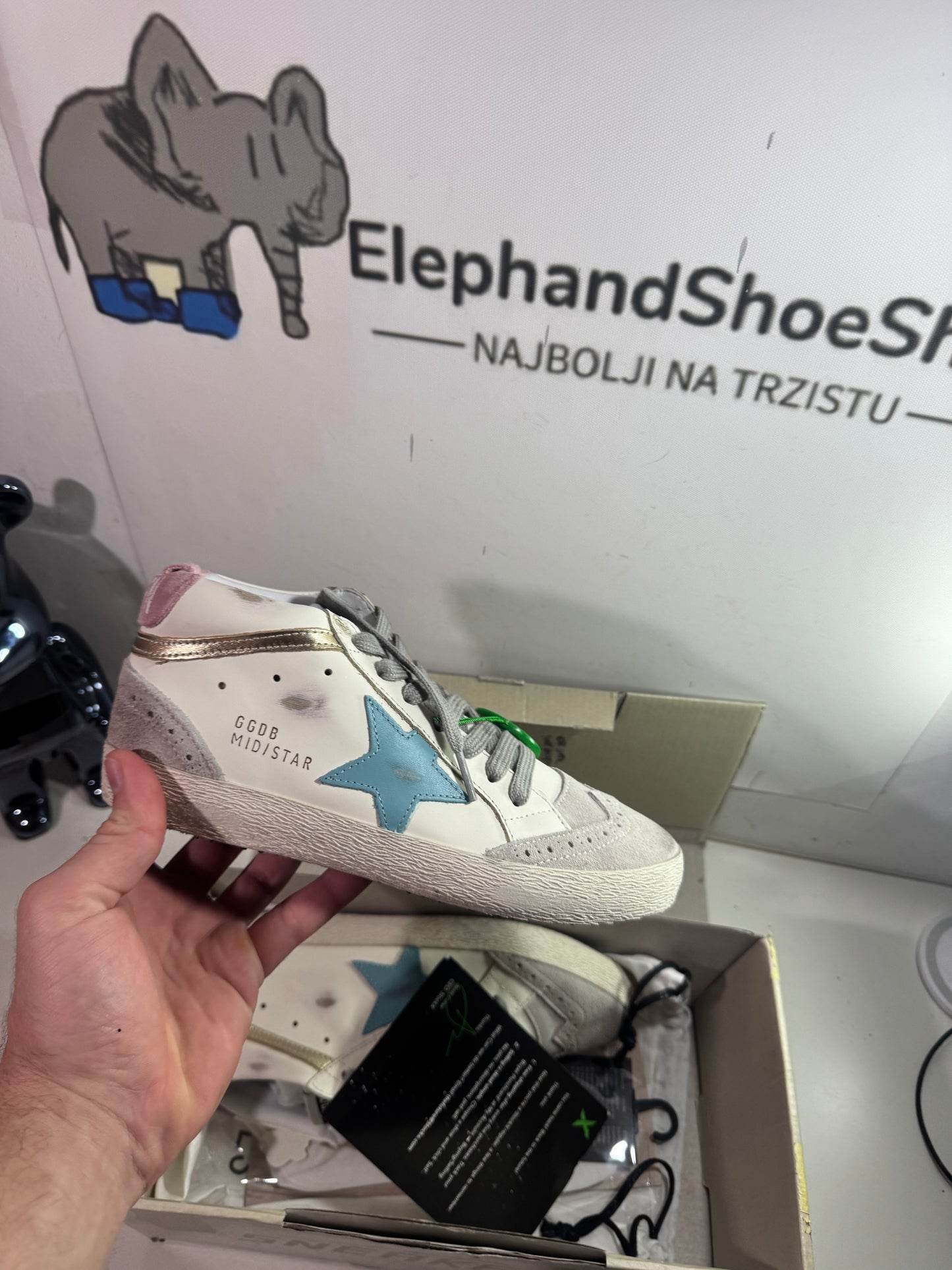 Golden Goose High Baby Blue (Odmah dostupne) br 38