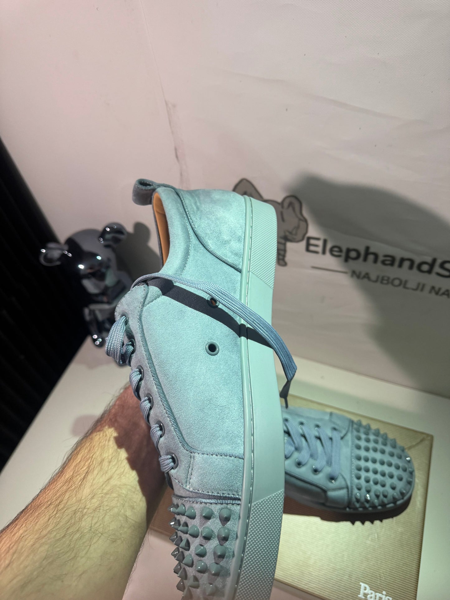 Louboutin Grey (Odmah Dostupne) br 45 Elephand.shoes