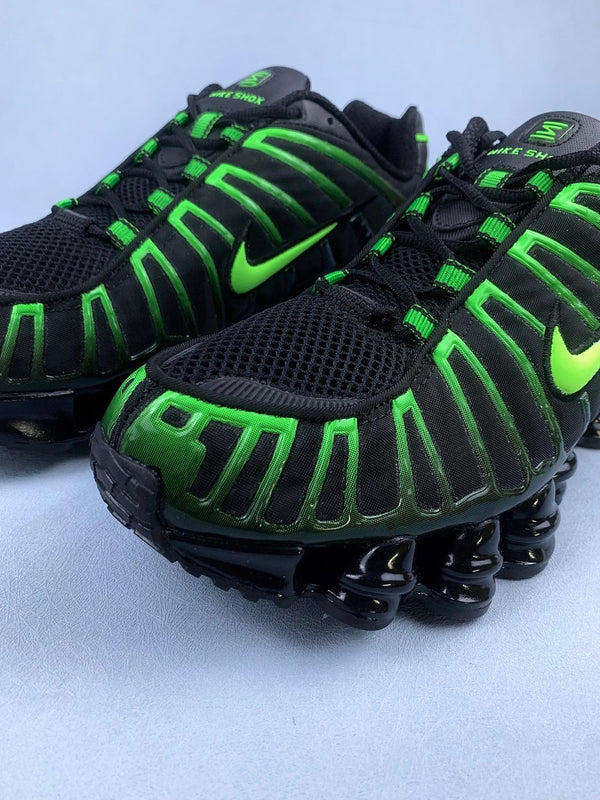 Shox White Green Elephand.shoes