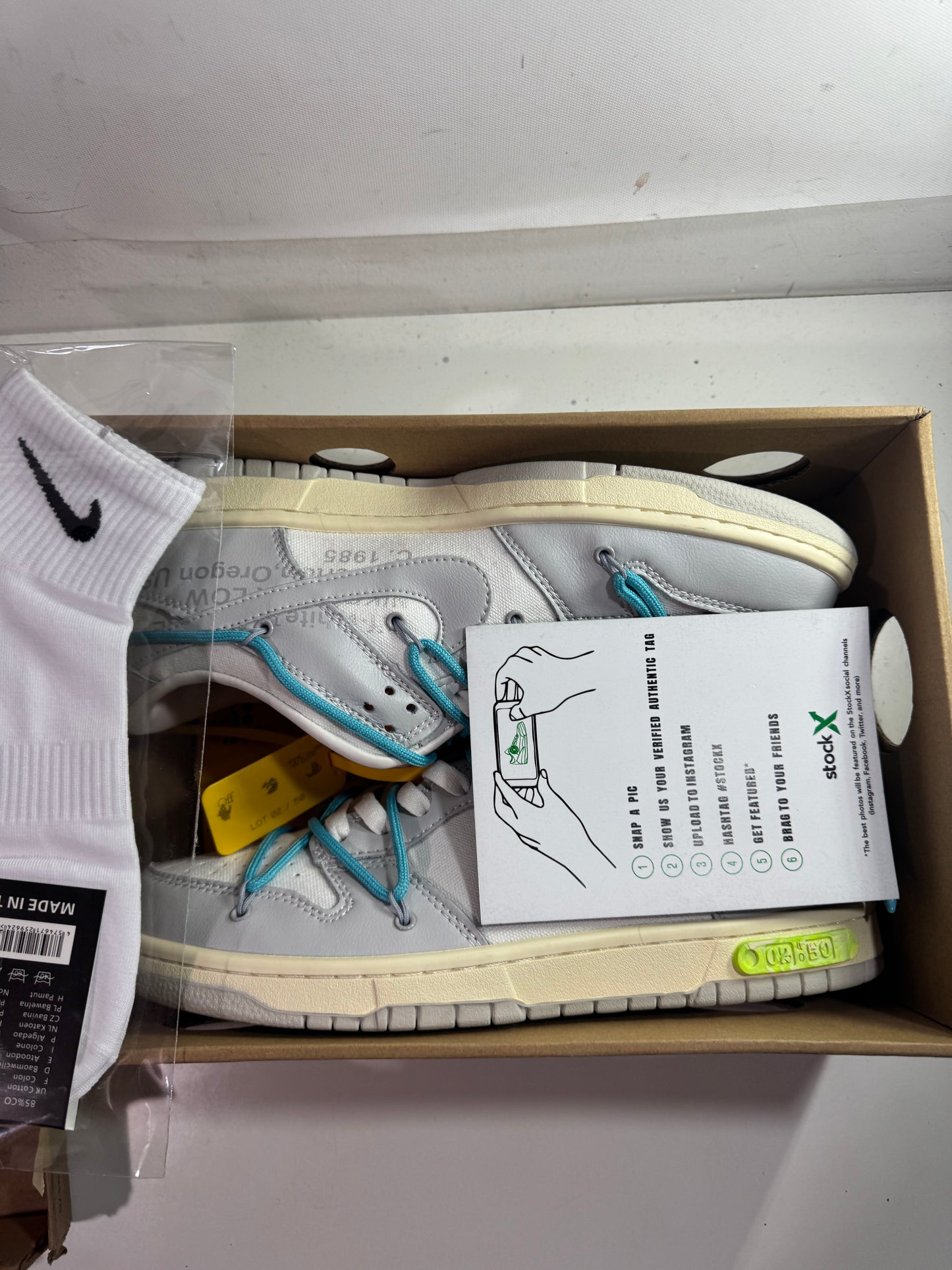 Nike Off White "Lot 2" (Available Now) size 46