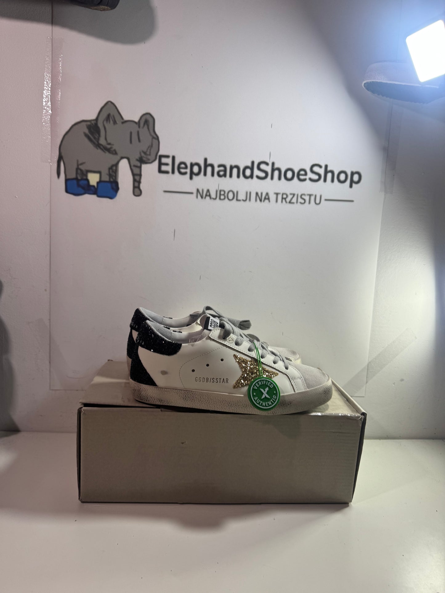 Golden Goose Gold/Black (Available now) size 37