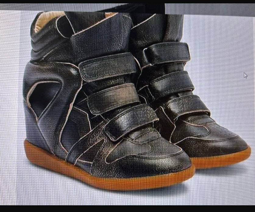 Isabel Marant Bekett leather high-top Elephand.shoes