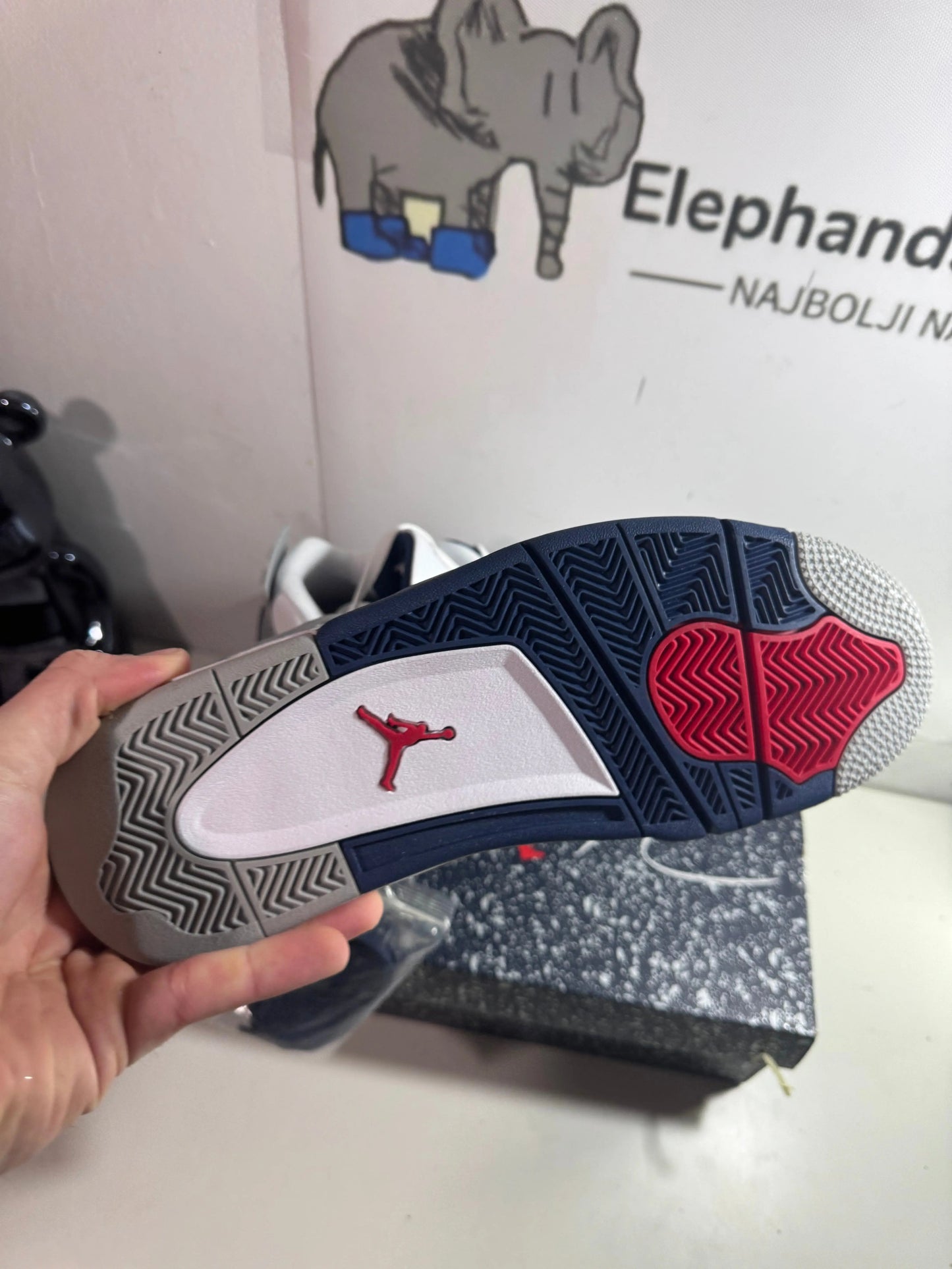 Jordan 4 Navy (Odmah Dostupne)br 36 Elephand.shoes