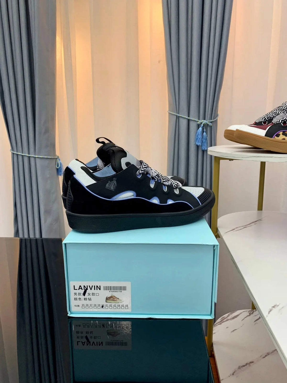 Lanvin Blue/Black Elephand.shoes