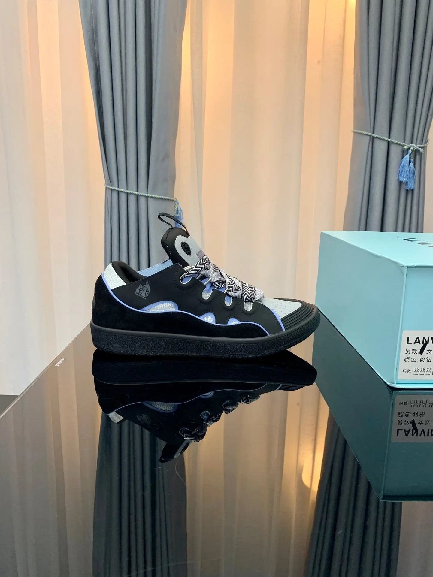 Lanvin Blue/Black Elephand.shoes