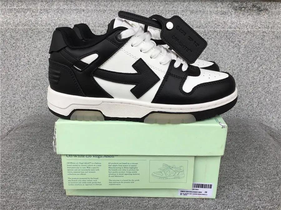 OFF-WHITE out the office Black / White Elephand.shoes