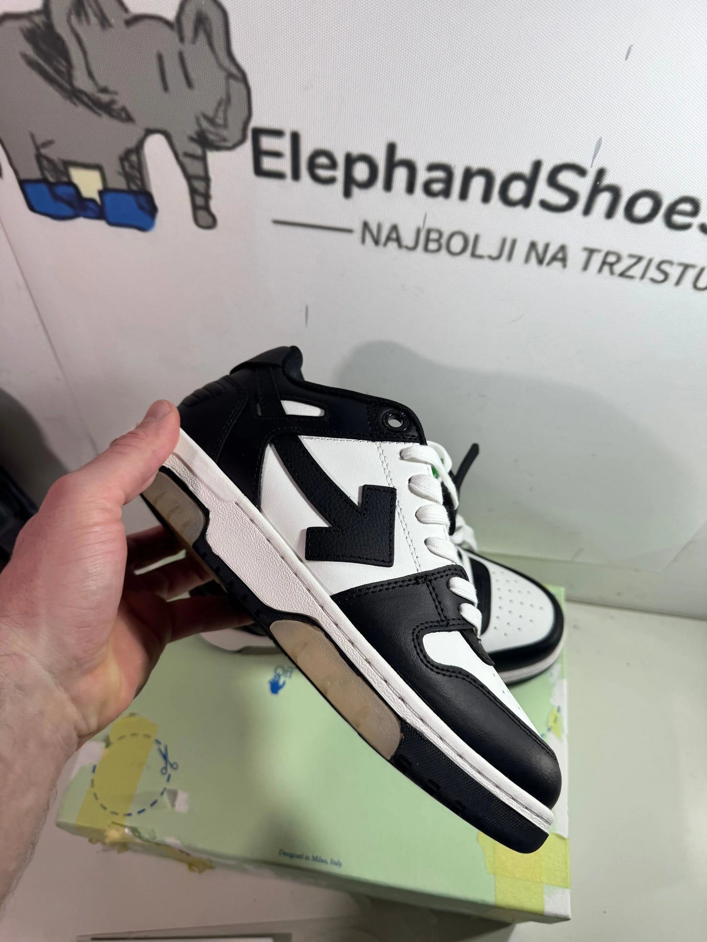 Off White Out the Office Black (Odmah Dostupne) br 45 Elephand.shoes