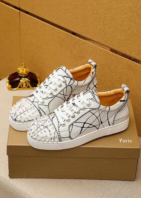 Louboutin White Elephand.shoes