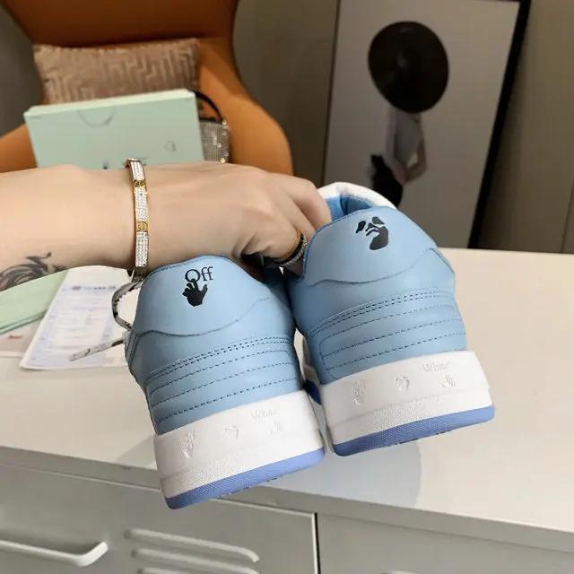 OFF-WHITE out the office baby blue Elephand.shoes