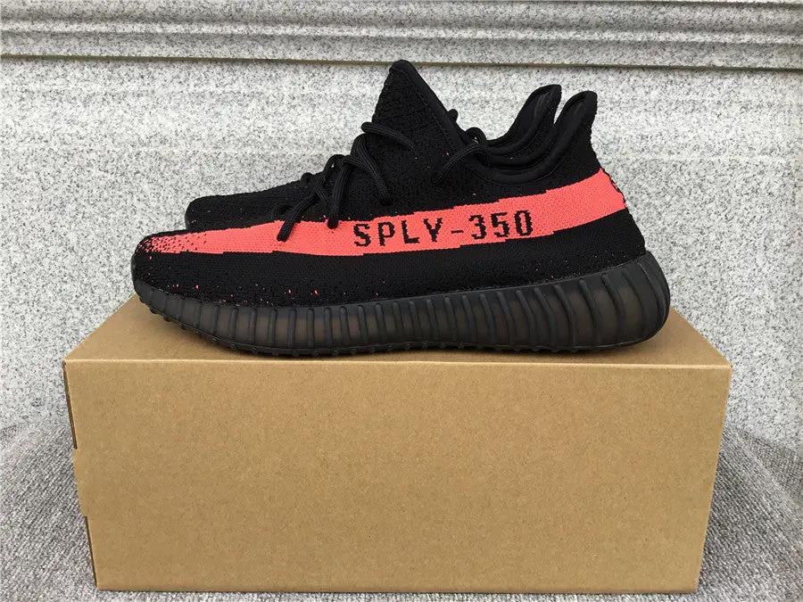 Yeezy 350 Core Black Red –