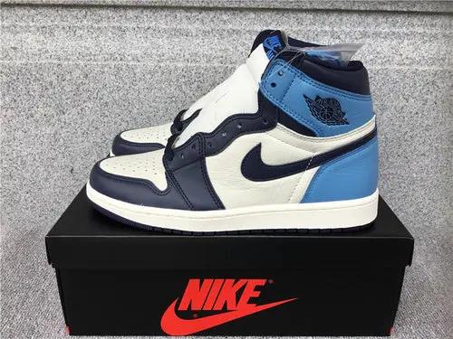 Air Jordan 1 High Obsidian Elephand.shoes