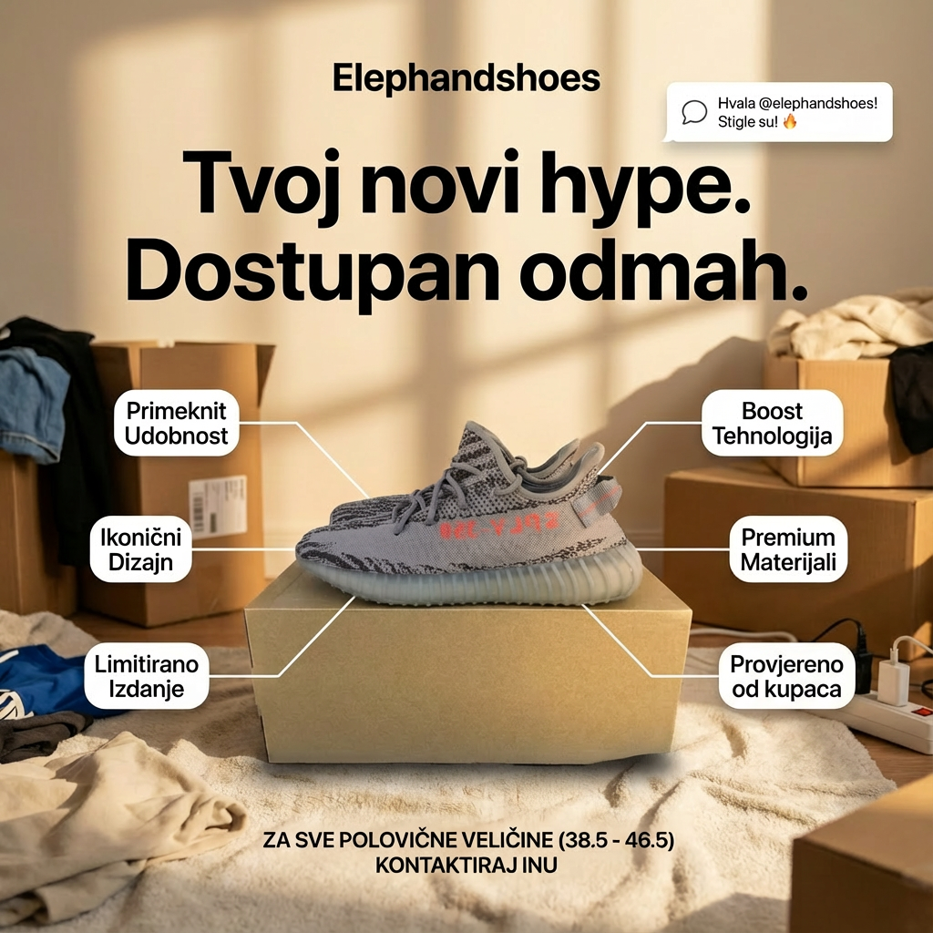 Yeezy tenisice – vodič za kupnju u Hrvatskoj