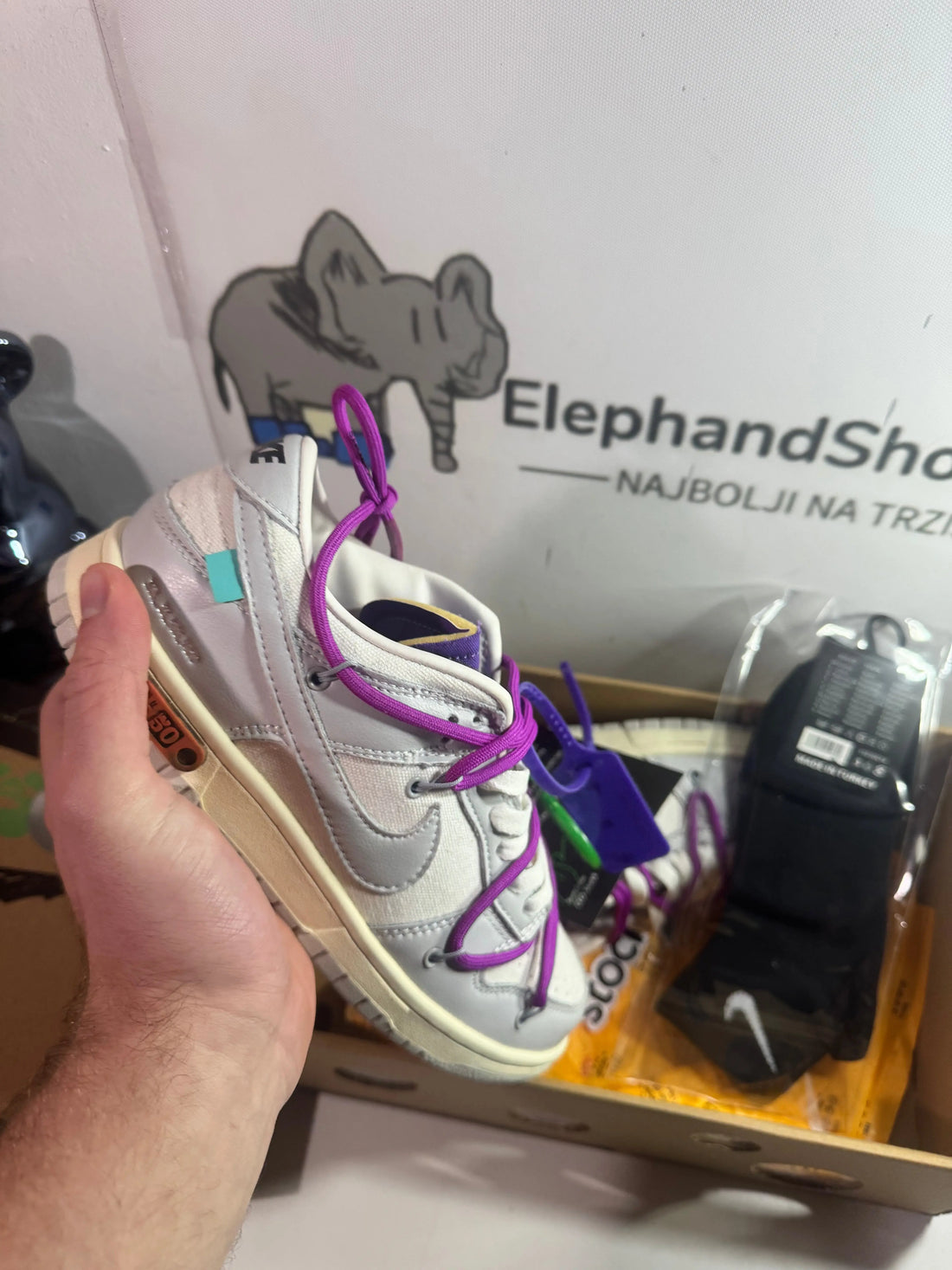 Off‑White Dunk, Jordan 4 i Elephant Shoes - Elephand.shoes