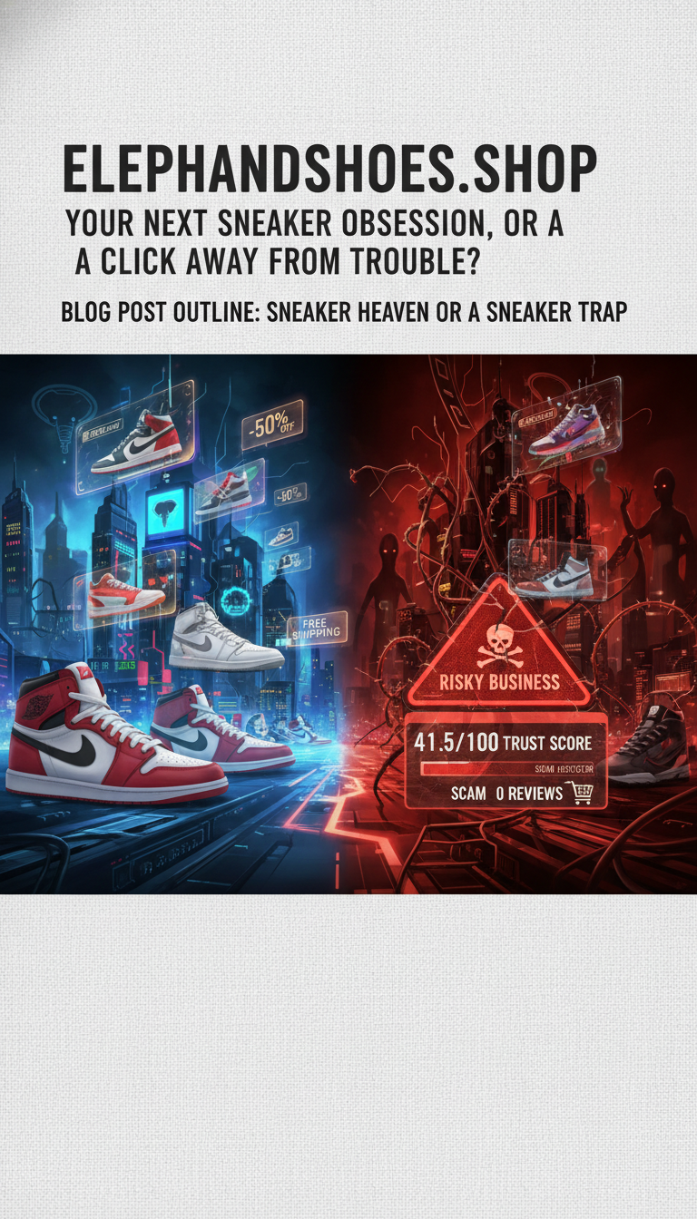 Elephandshoes.shop: Hidden Sneaker Gem or Online Gambling? 