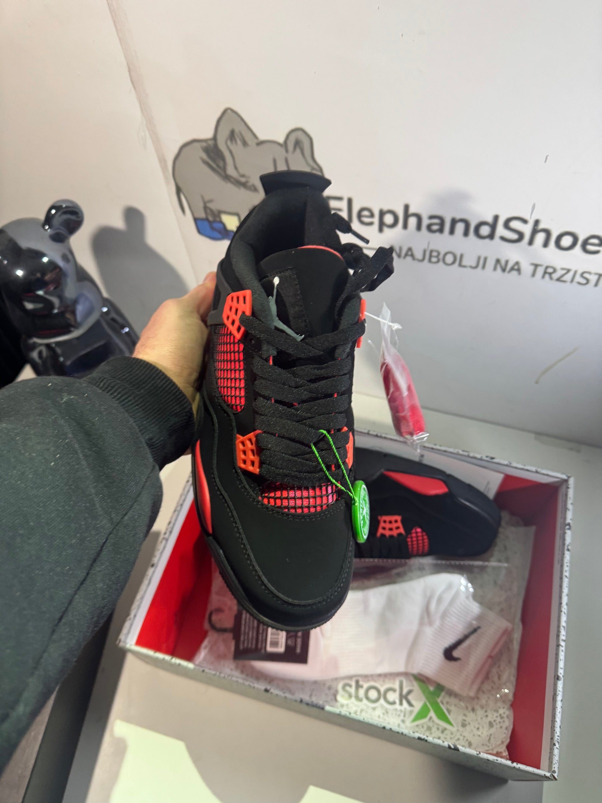 Jordan 4 Red (Odmah Dostupne) br 40 Elephand.shoes