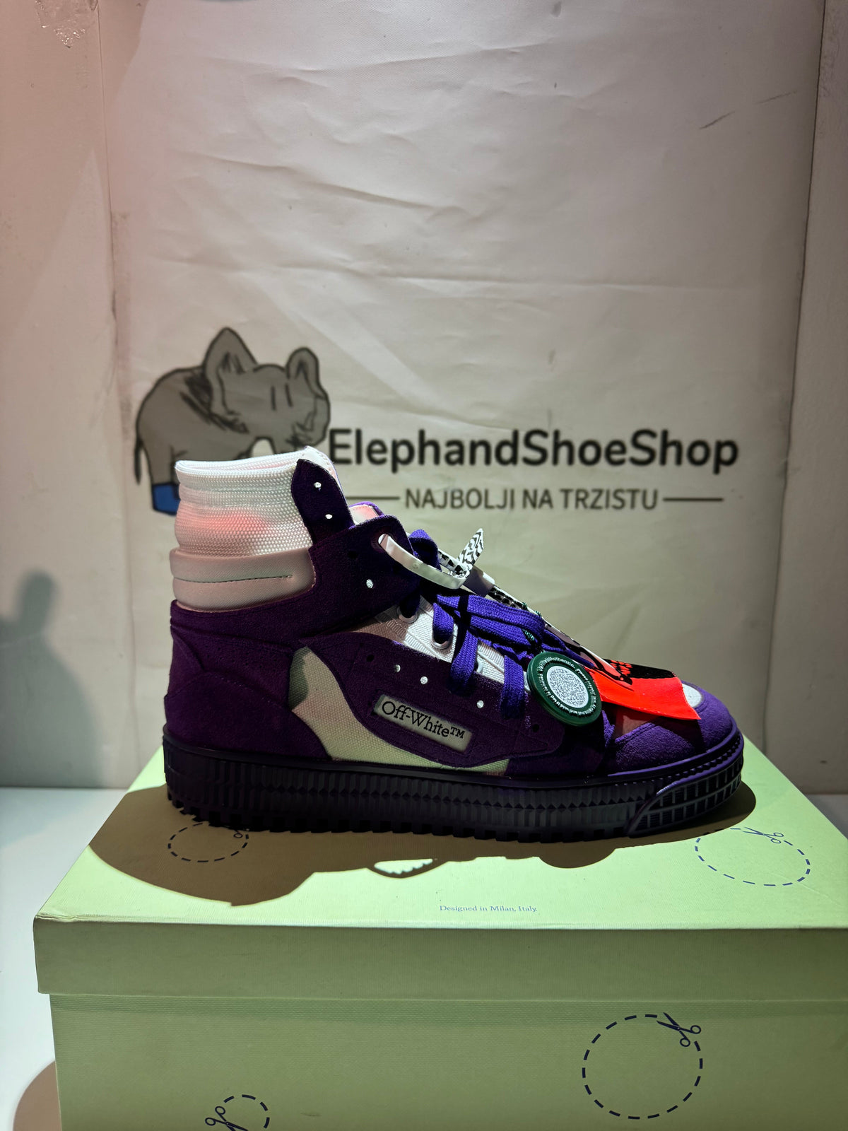 Off White Off Court 3.0 Purple  (Odmah Dostupne) br 40 Elephand.shoes