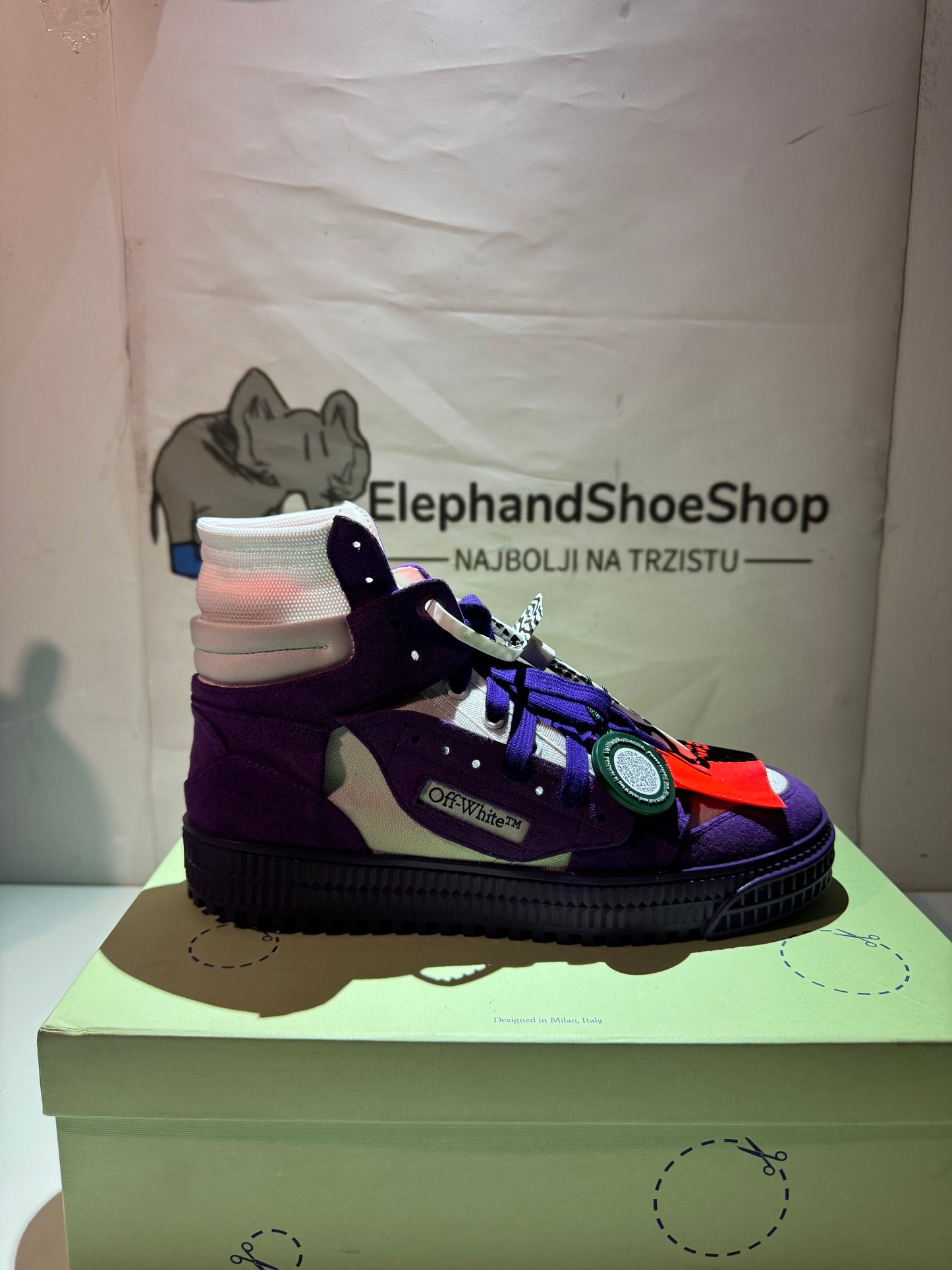 Off White Off Court 3.0 Purple  (Odmah Dostupne) br 40 Elephand.shoes