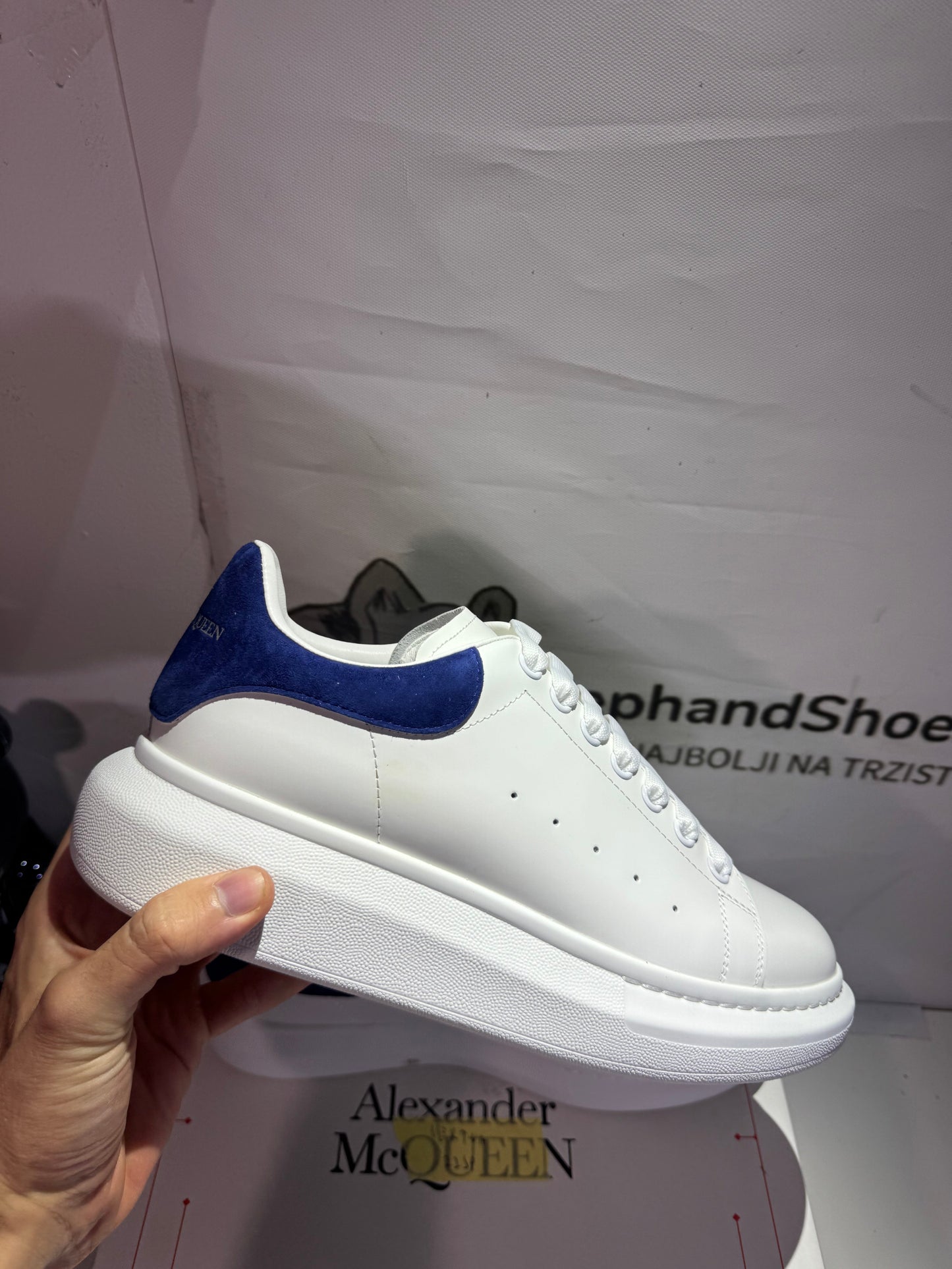 Mc Queen Dark Blue (Odmah Dostupne) br 43 Elephand.shoes