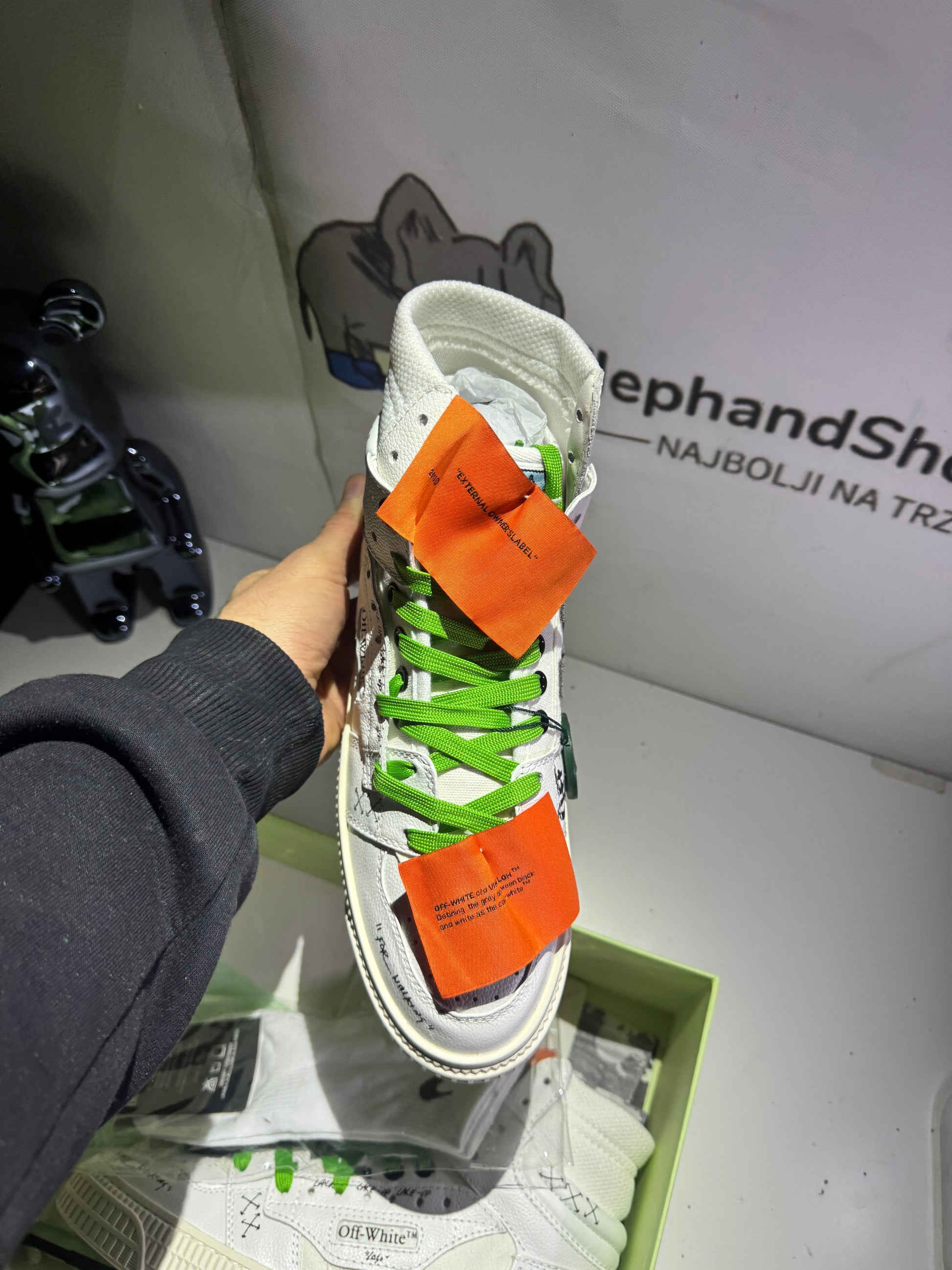 Off White Off Court Green 3.0 (Odmah Dostupne) br 40 Elephand.shoes