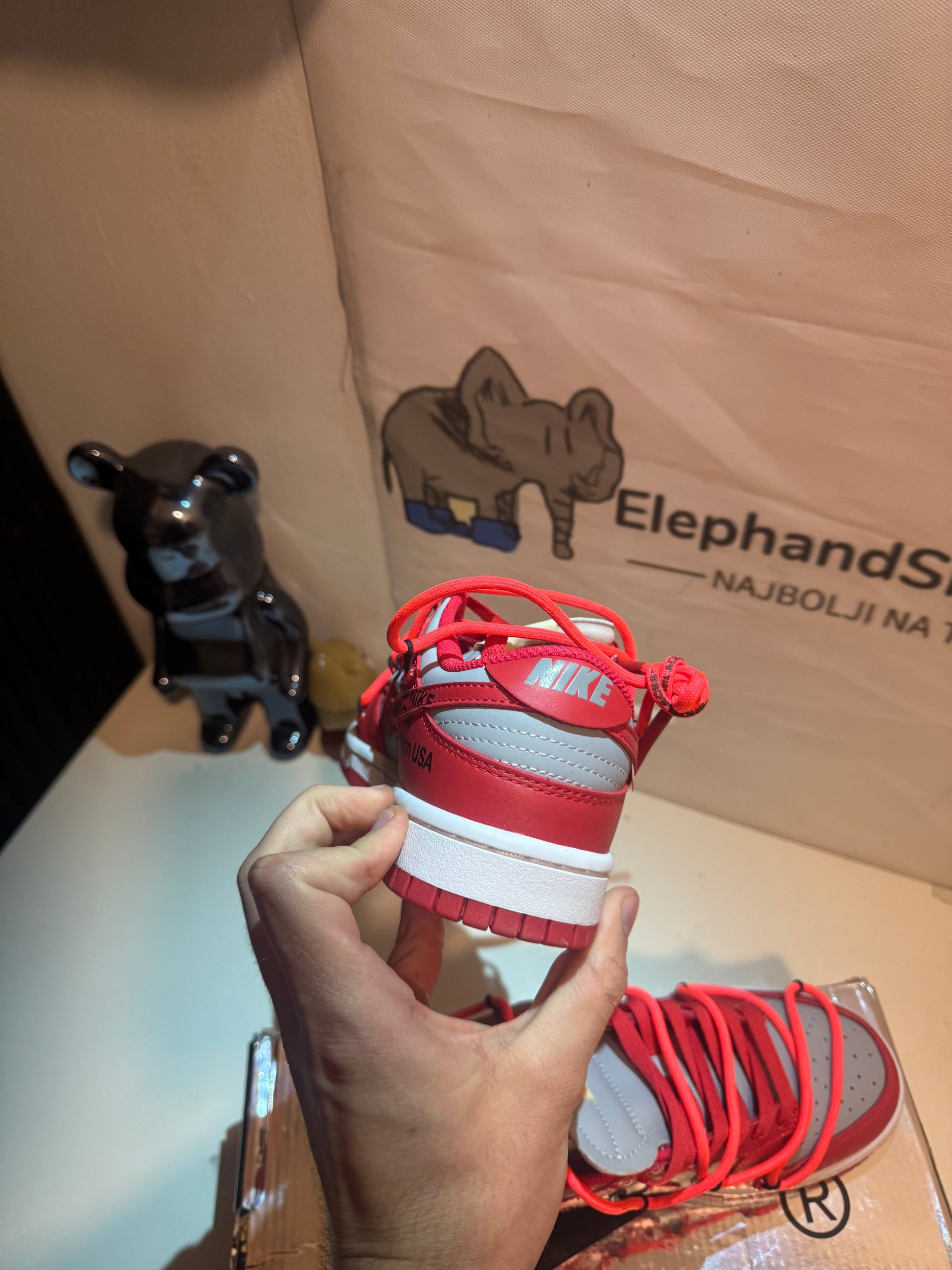Off White Red (Odmah Dostupne) br 38 Elephand.shoes