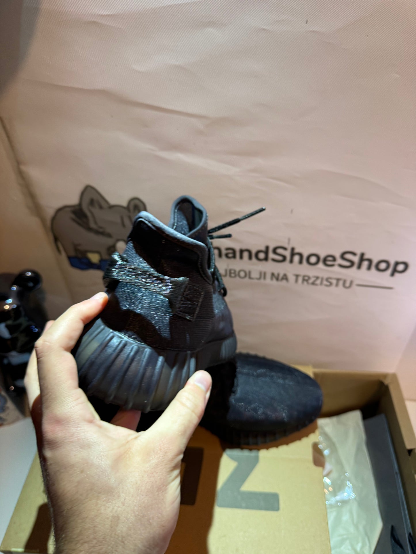 Yeezy Mono Black (Odmah dostupne) br 43