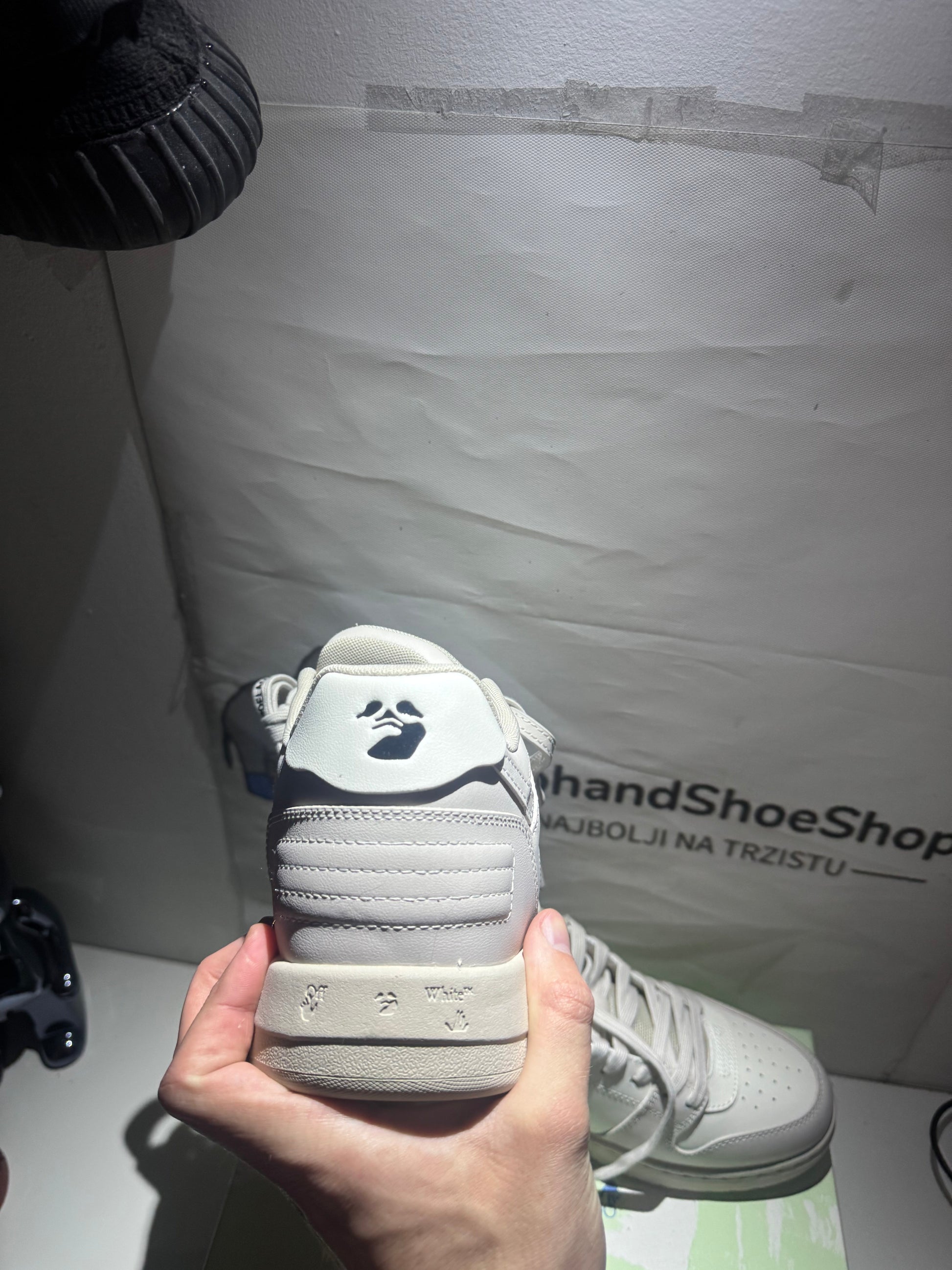 OFF-WHITE out the office Brown Elephand.shoes