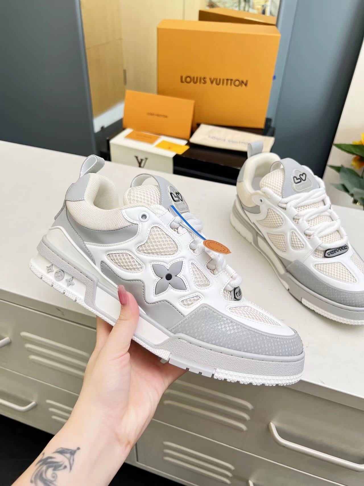 Louis Vuitton Grey Elephand.shoes