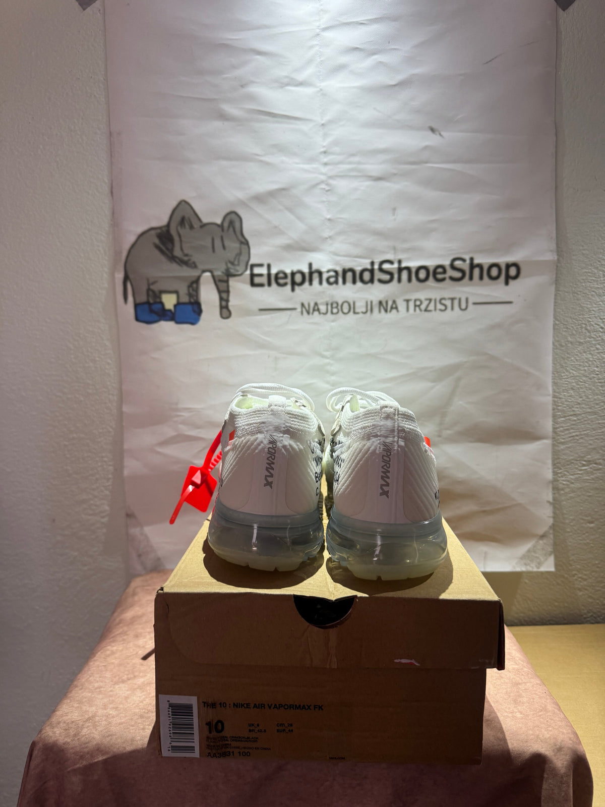 Vapormax White Off (Odmah dostupne) br 44 Elephand.shoes