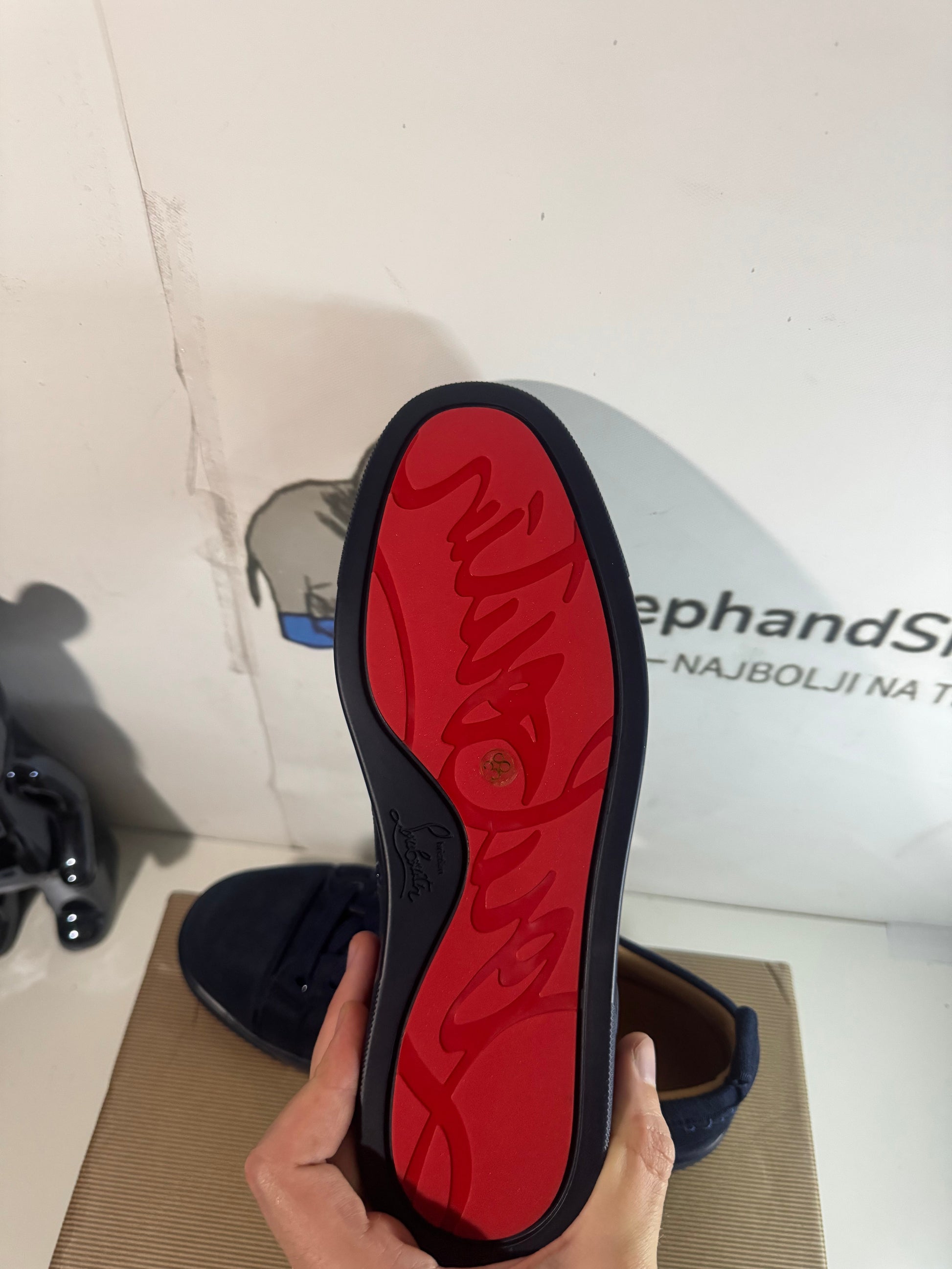 Louboutin Dark Blue (Odmah Dostupne) br 38 Elephand.shoes