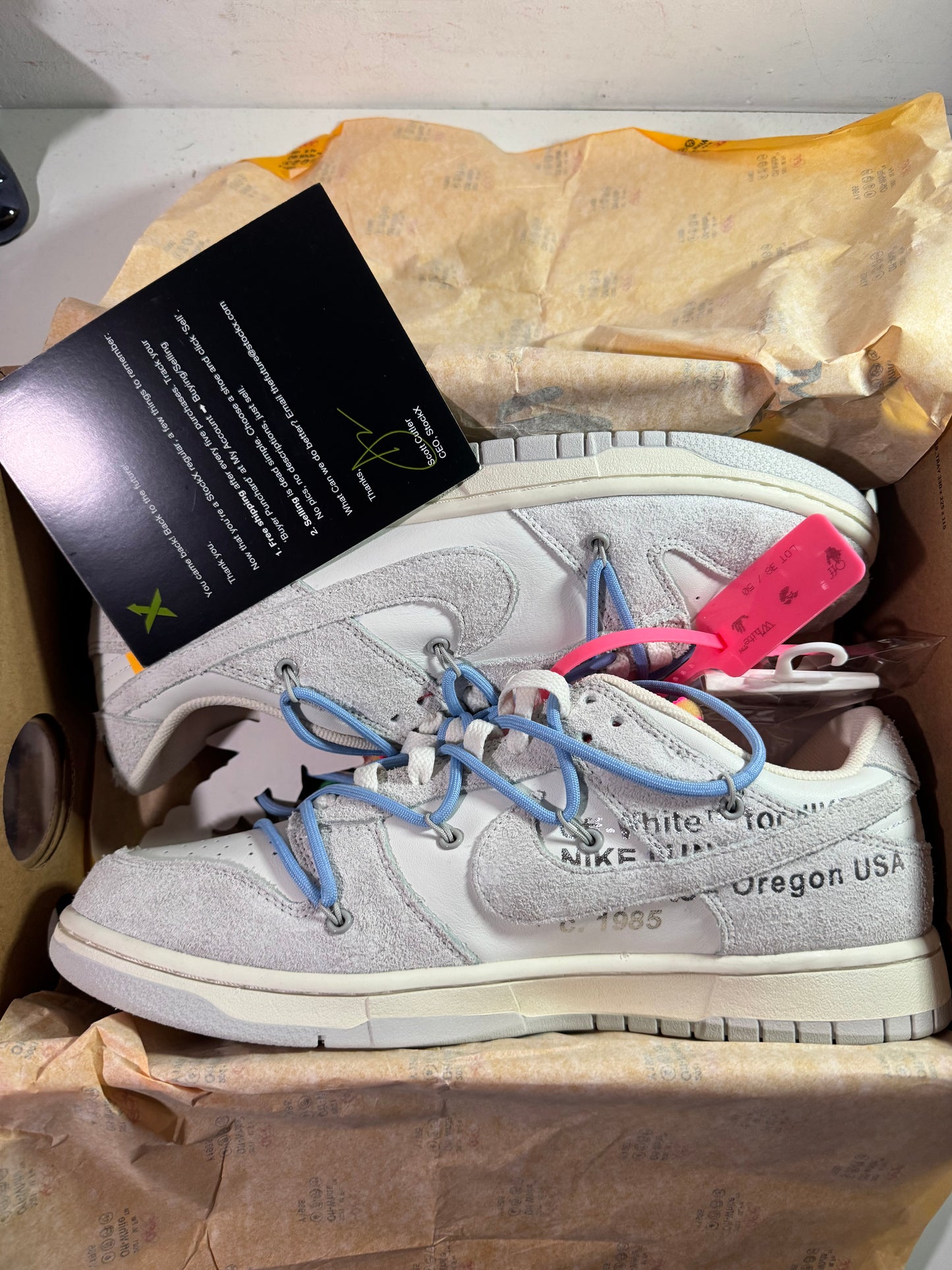 Off White Dunk “Lot 38” (Odmah Dostupne) br 46