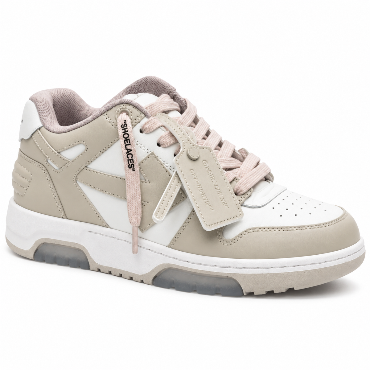 OFF-WHITE out the office Brown Elephand.shoes