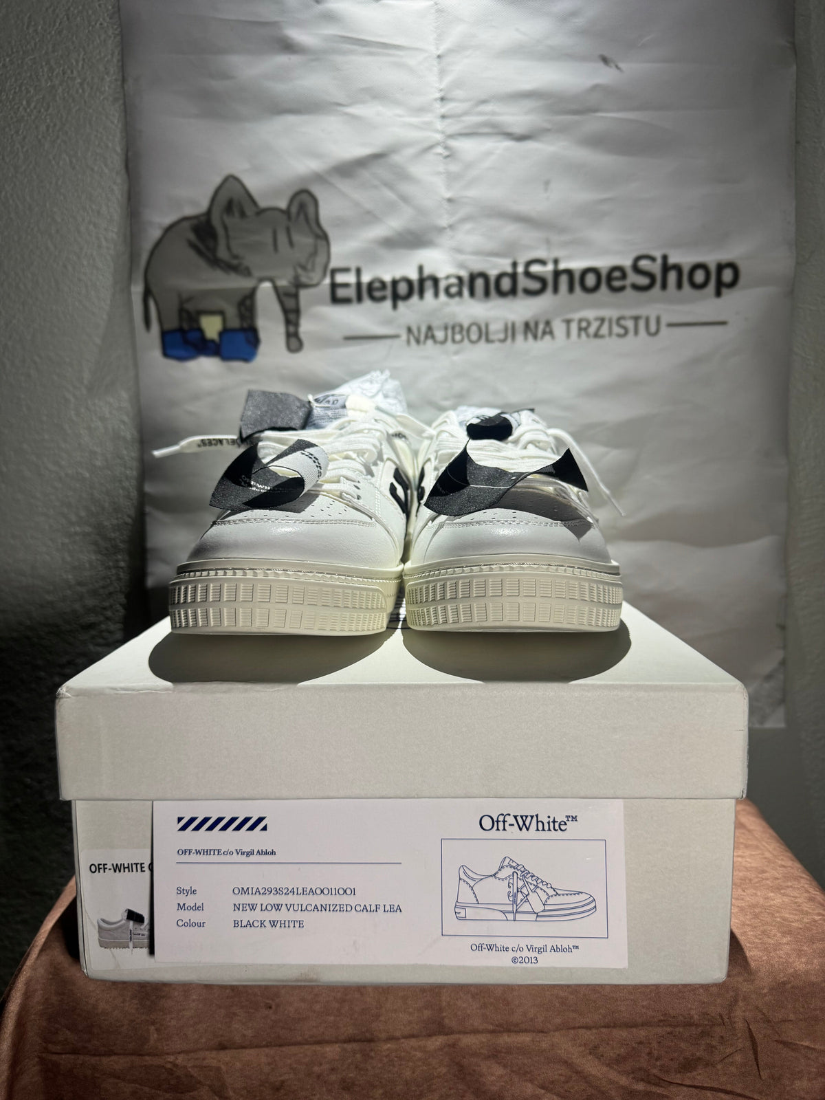 Off White Off Court Low Black (Odmah Dostupne) br 46 Elephand.shoes
