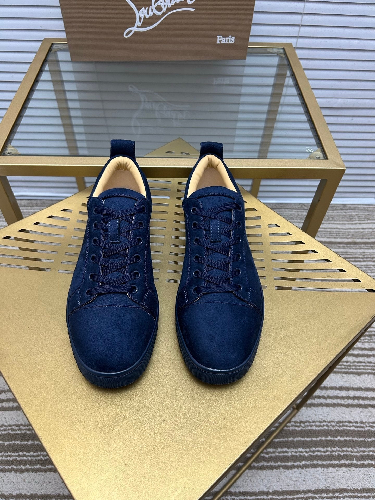 Louboutin Dark Blue tenisice — gornji prikaz