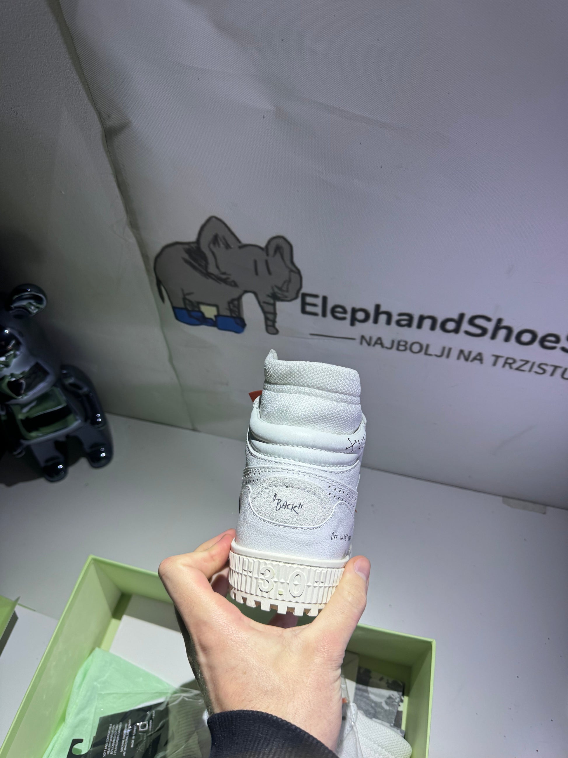 Off White Off Court Green 3.0 (Odmah Dostupne) br 40 Elephand.shoes