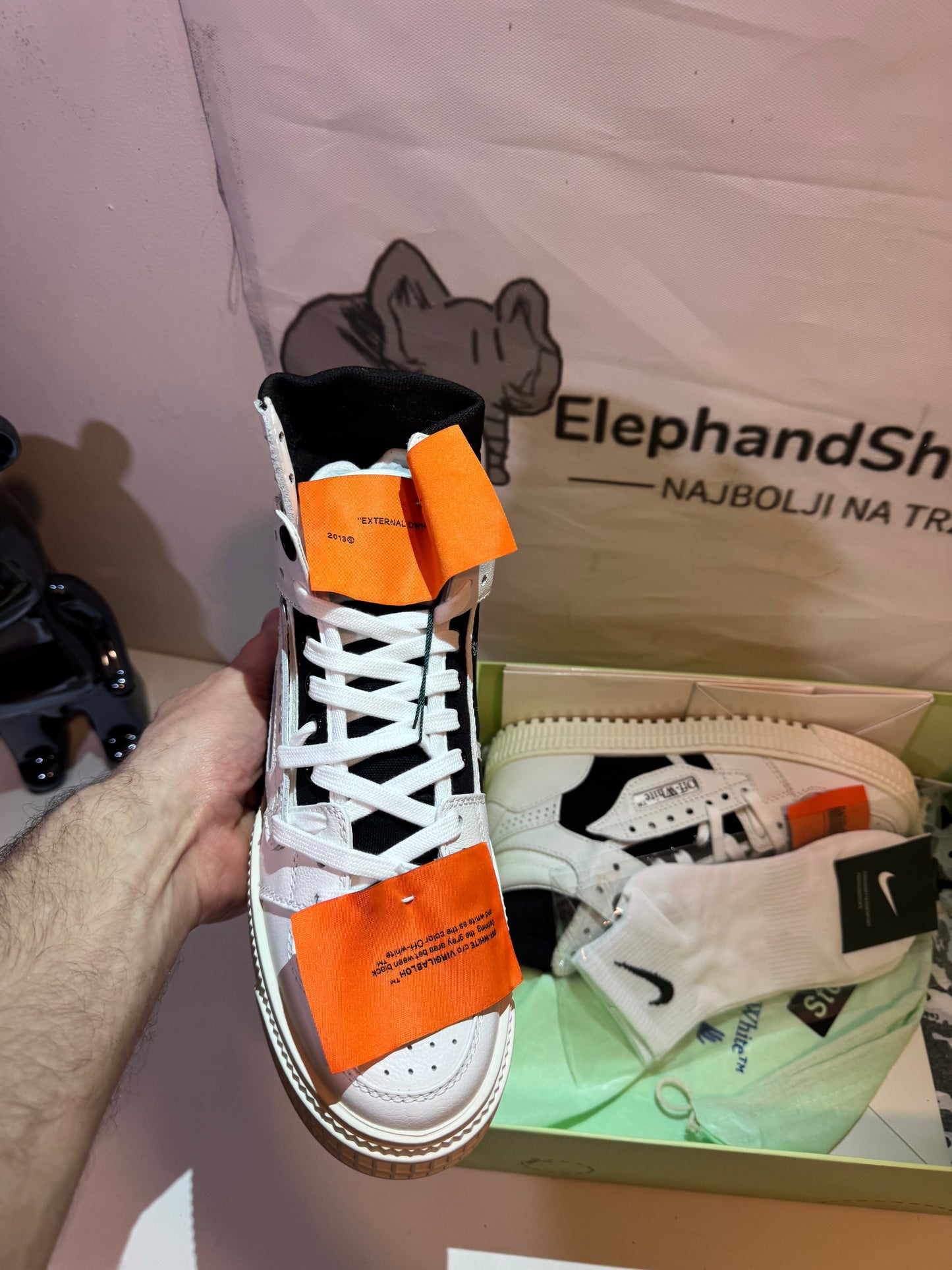 Off White Off Court Black 3.0 (Odmah Dostupne) br 37 Elephand.shoes