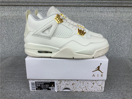 Air Jordan 4  Sail Elephand.shoes