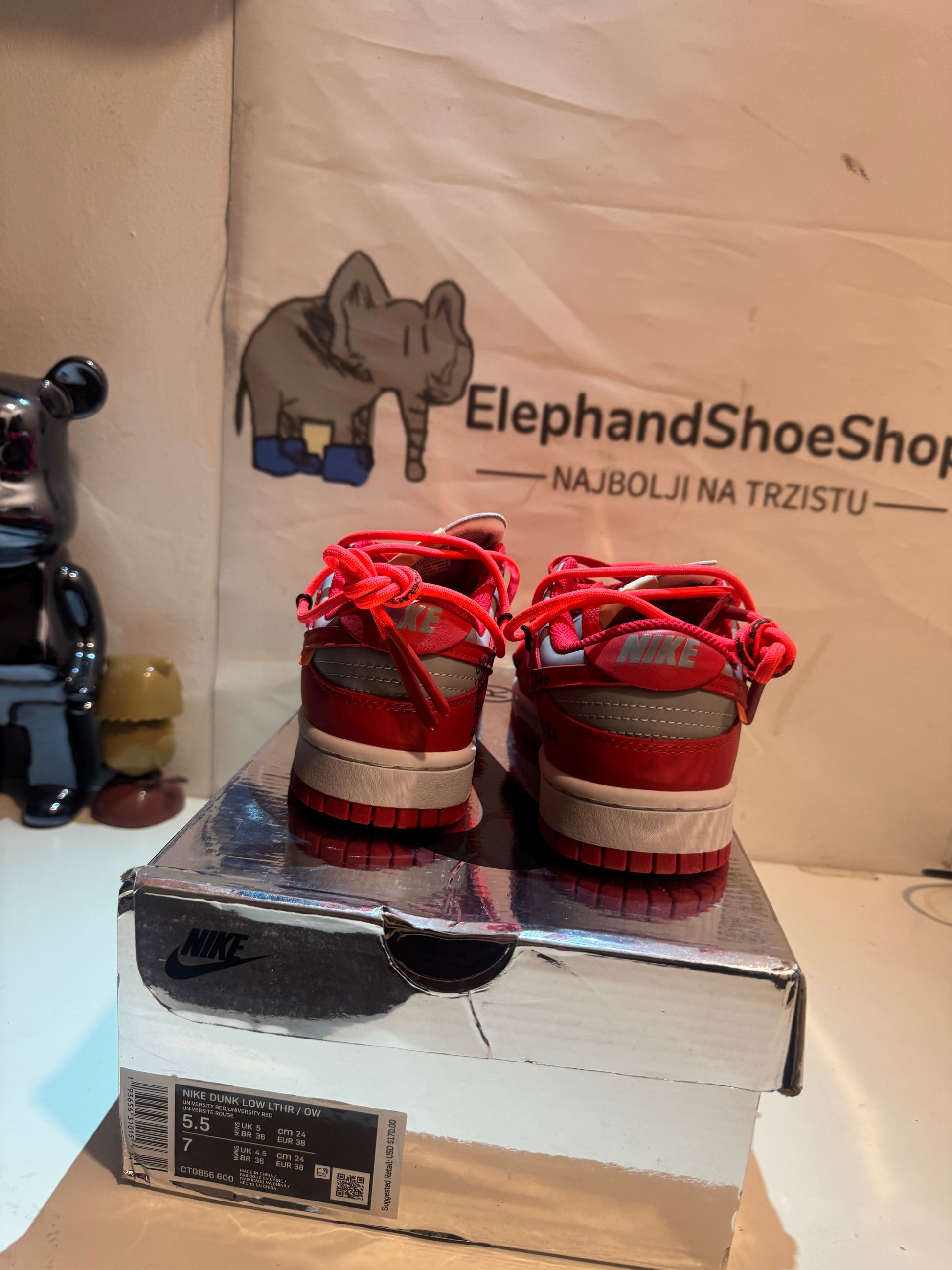 Off White Red (Odmah Dostupne) br 38 Elephand.shoes