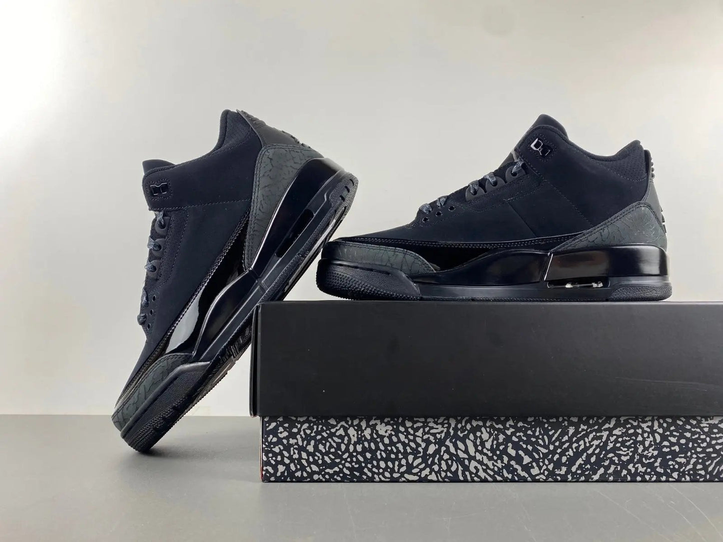 Air Jordan 3 Black Cat Elephand.shoes