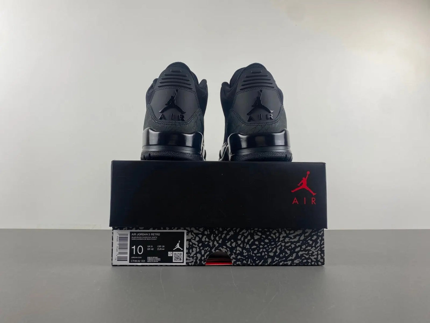 Air Jordan 3 Black Cat Elephand.shoes