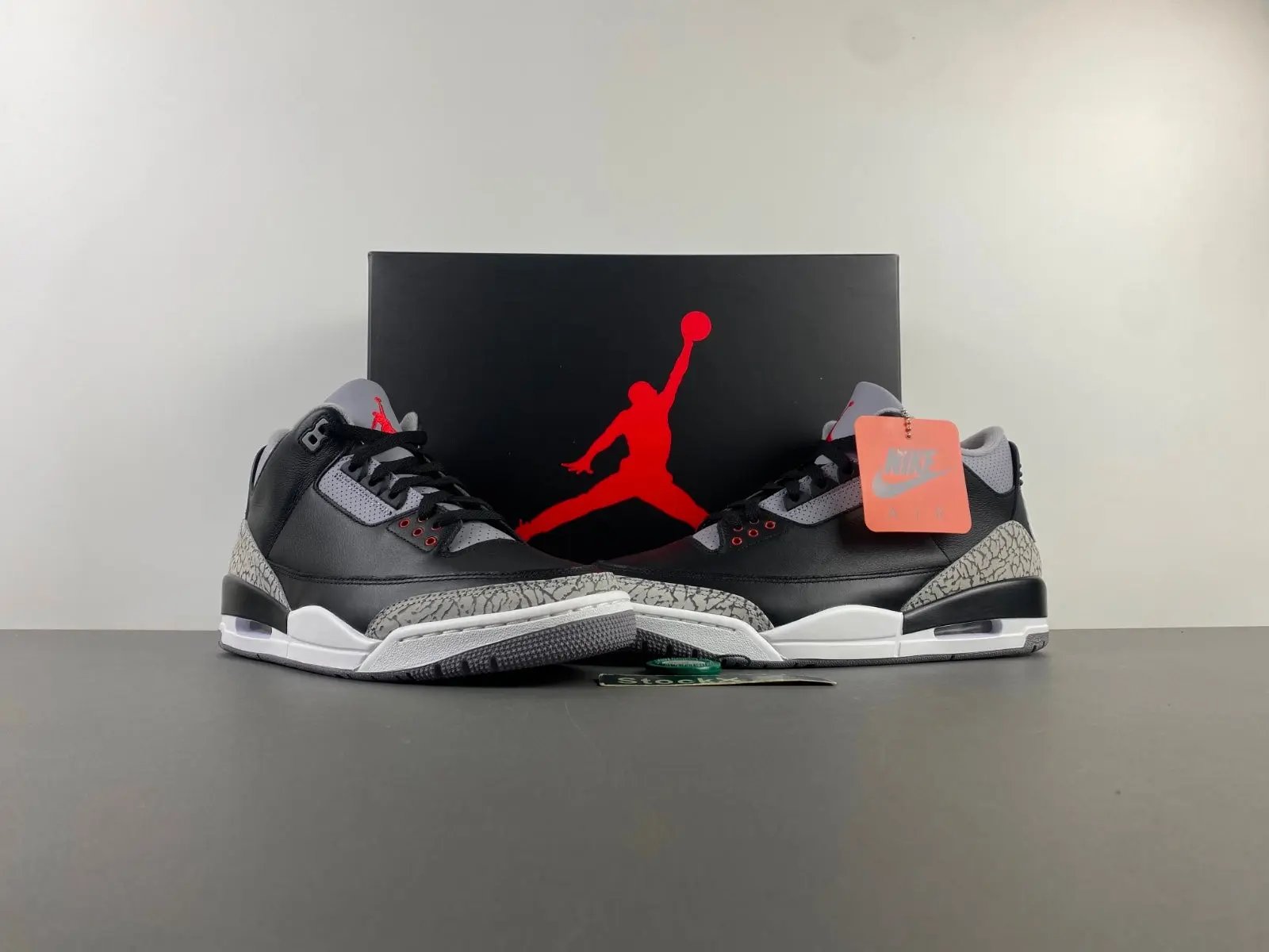 Air Jordan 3 Black Cement Elephand.shoes