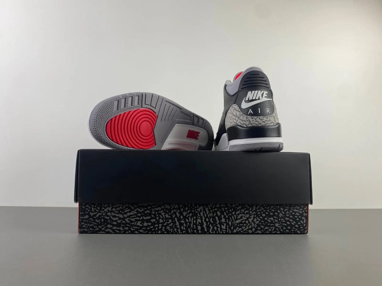 Air Jordan 3 Black Cement Elephand.shoes