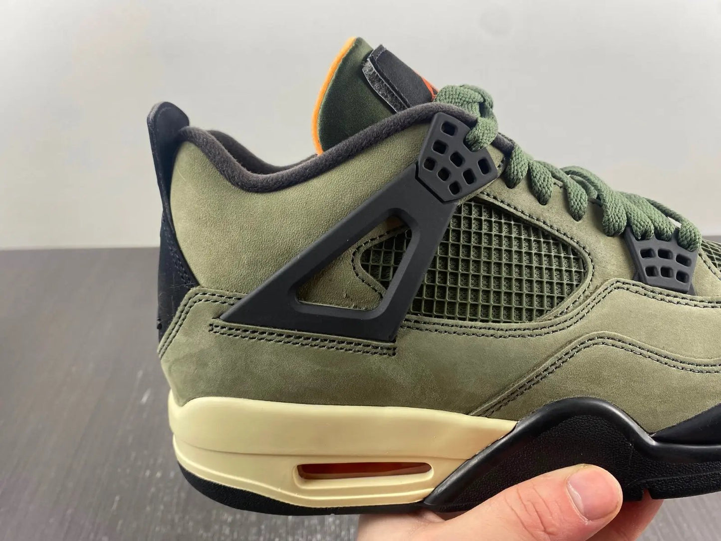 Air Jordan 4  Craft Medium Olive Elephand.shoes