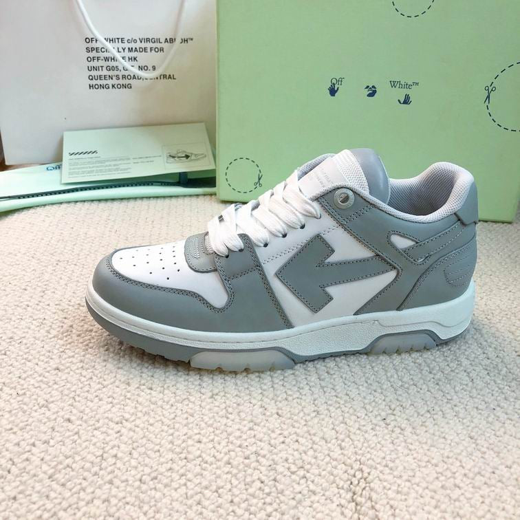 OFF-WHITE out the office Grey Elephand.shoes