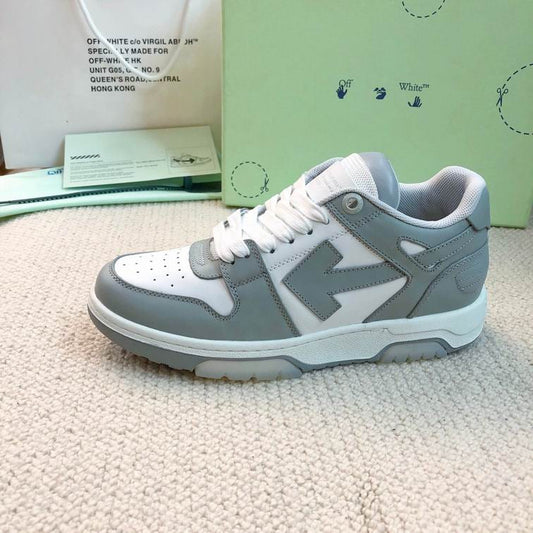 OFF-WHITE out the office Grey Elephand.shoes