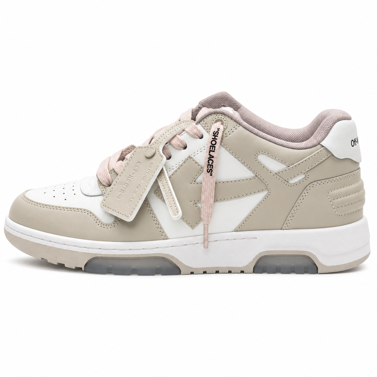 OFF-WHITE out the office Brown Elephand.shoes